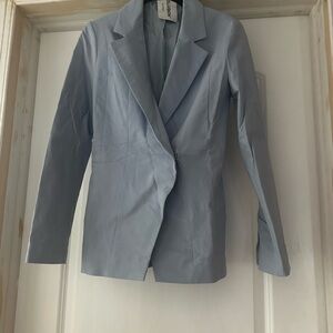 Elegant Light Blue Women's Blazer